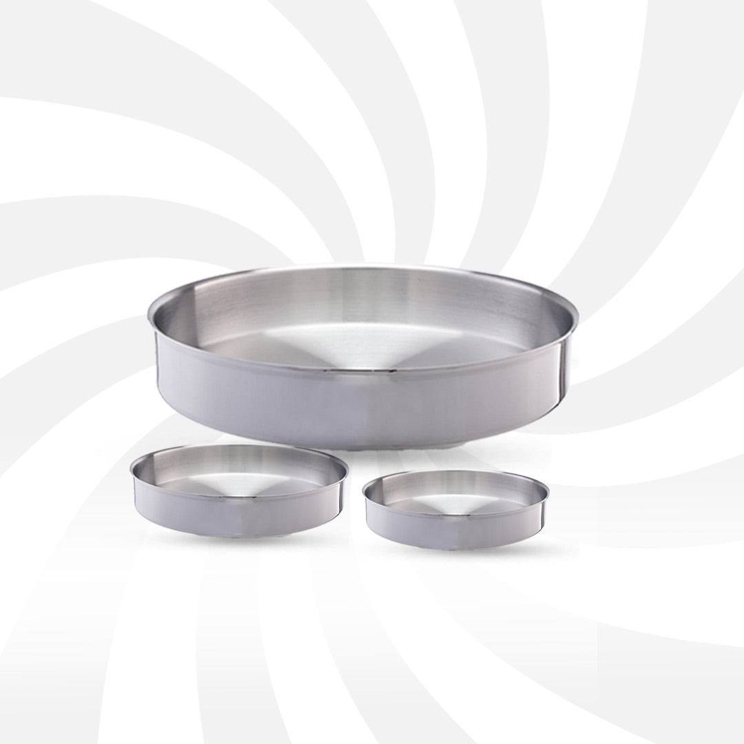 Heavy Round Oven Tray set 3 pieces (26:30)