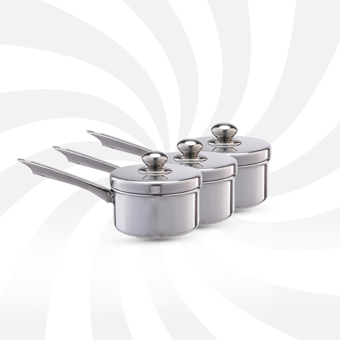 set super power sauce pan with lid 3 pieces (12:16)