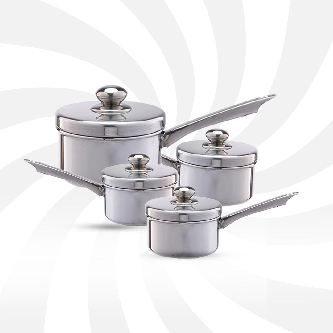 set Super Sauce Pan with lid 4 pieces (12:18)