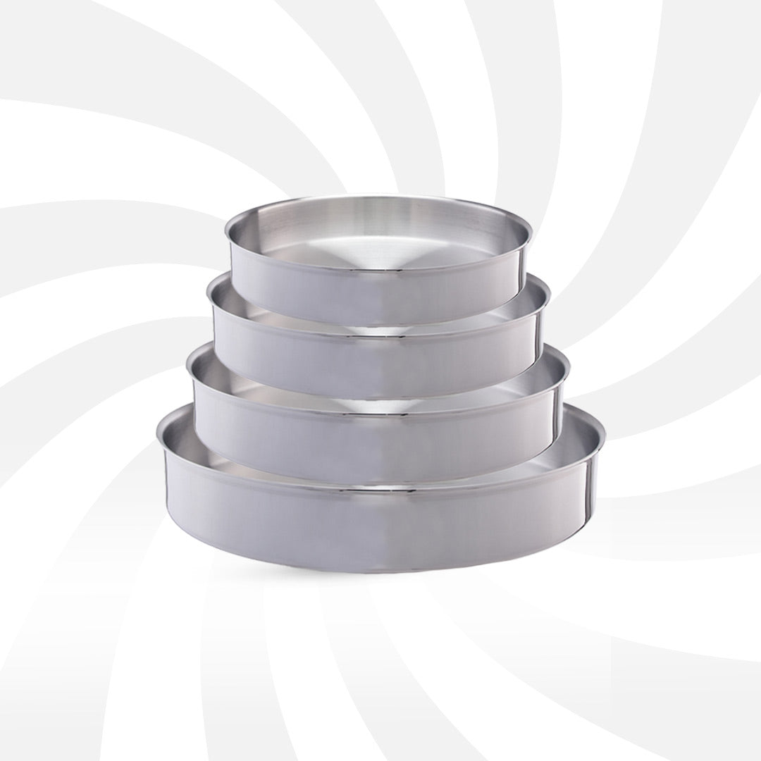 Heavy Round Oven Tray set 4 pieces (24:30)