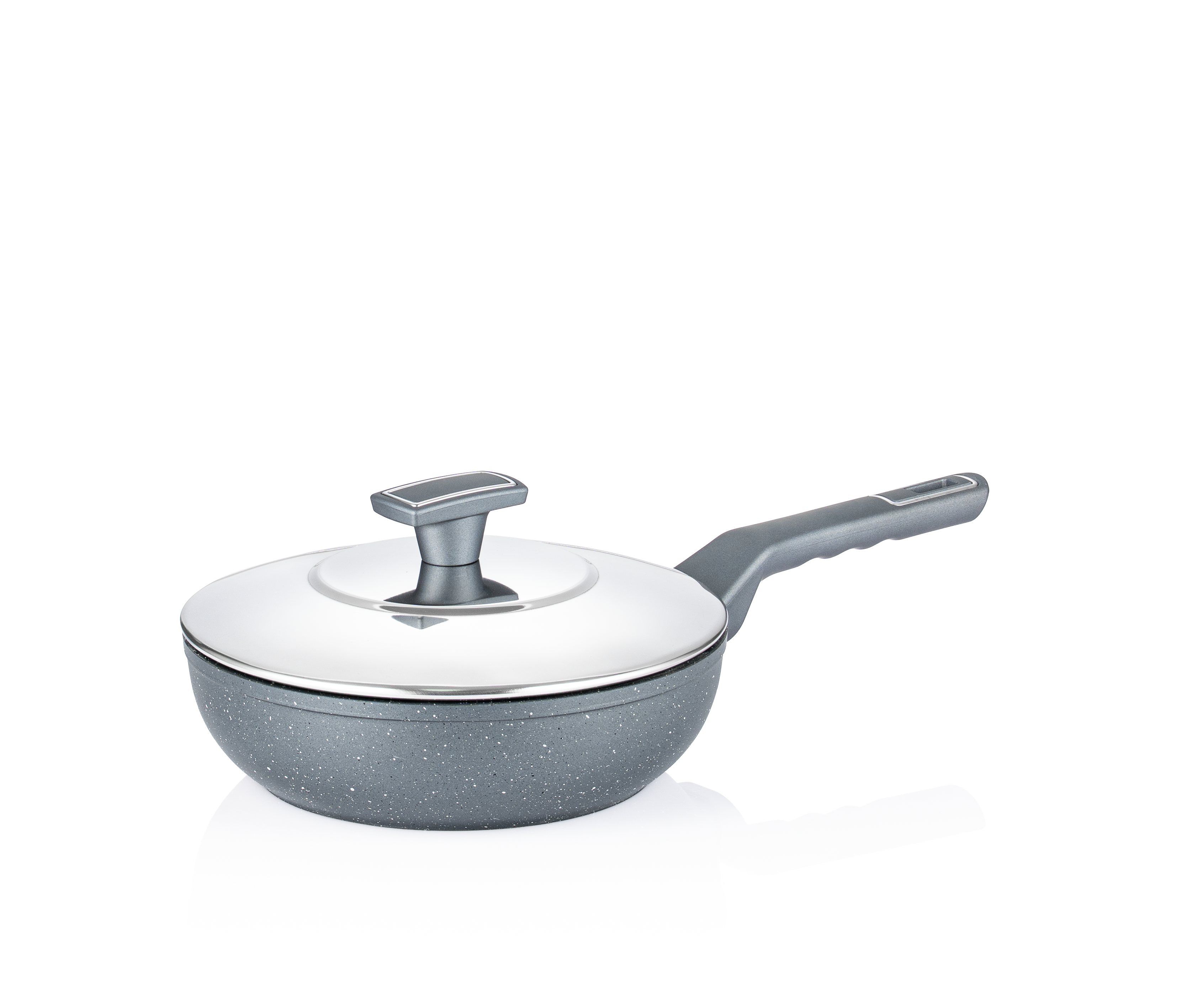Emerald wok with lid