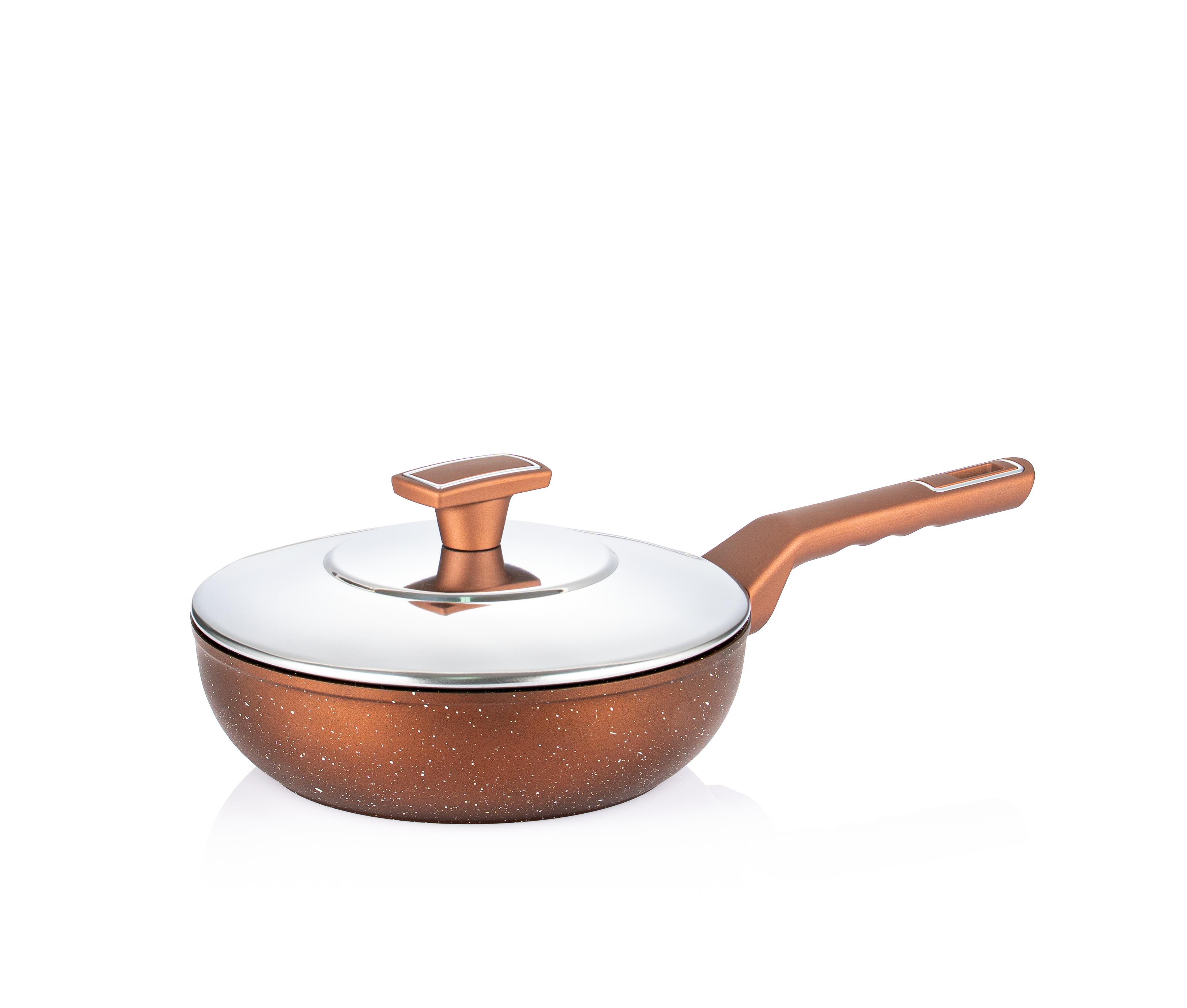 Emerald wok with lid