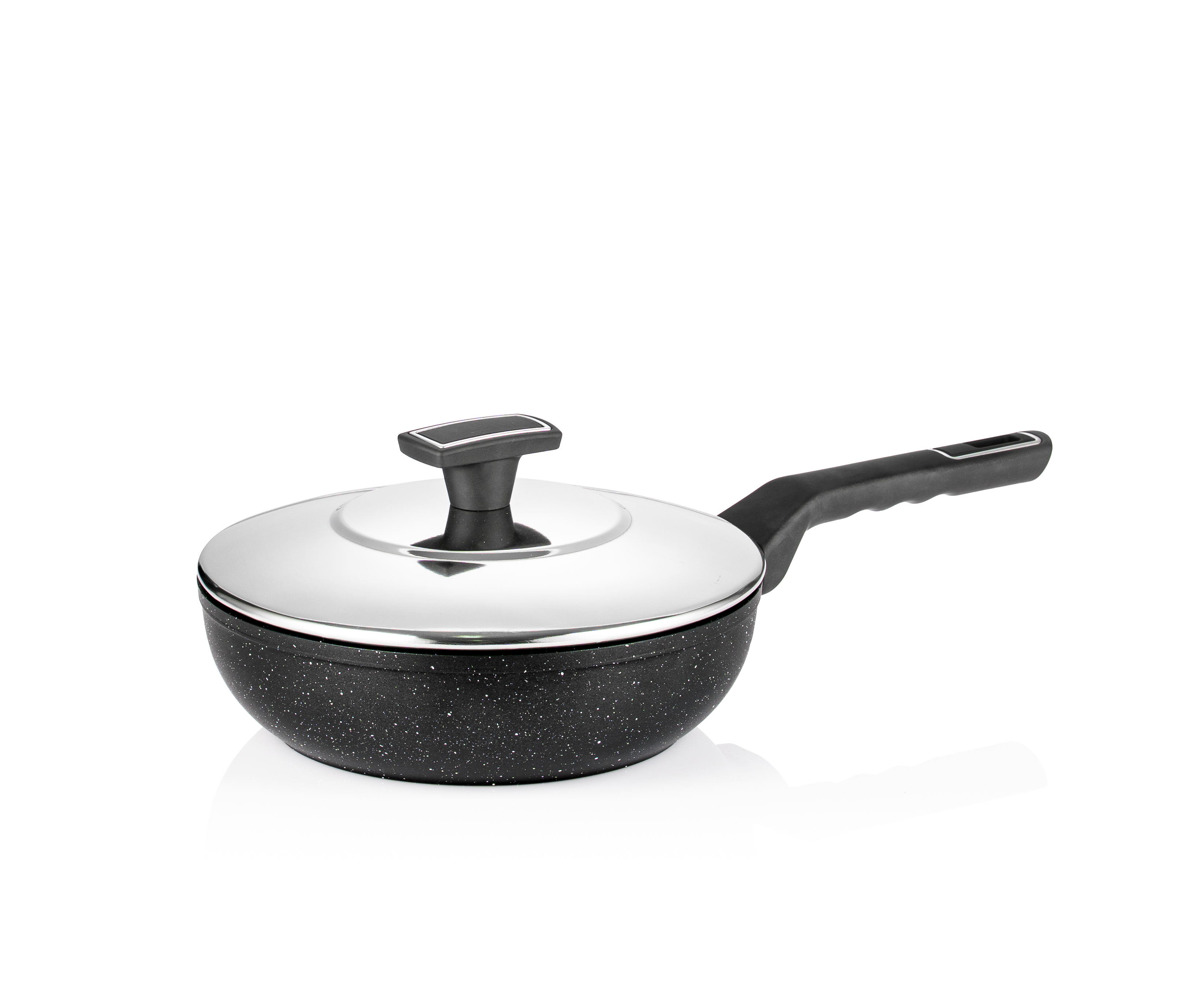 Emerald wok with lid