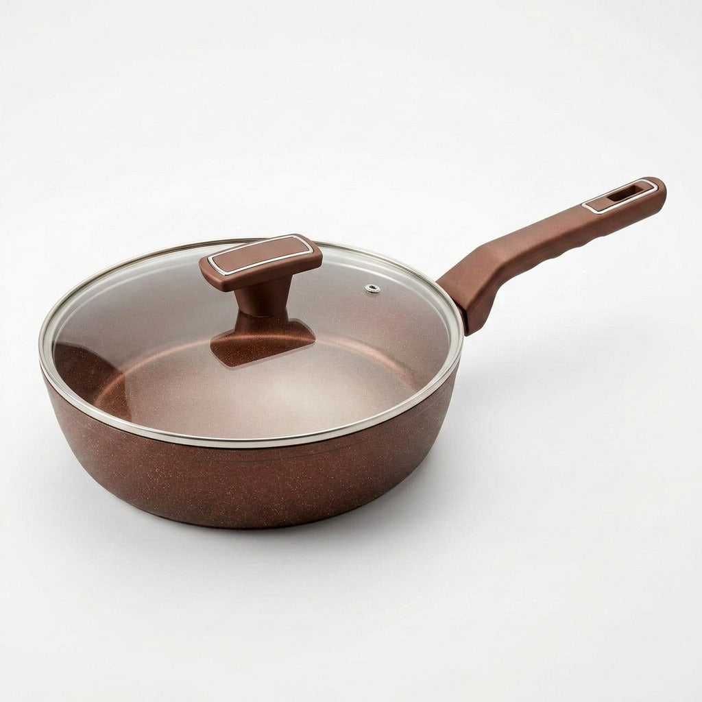 Emerald wok with lid