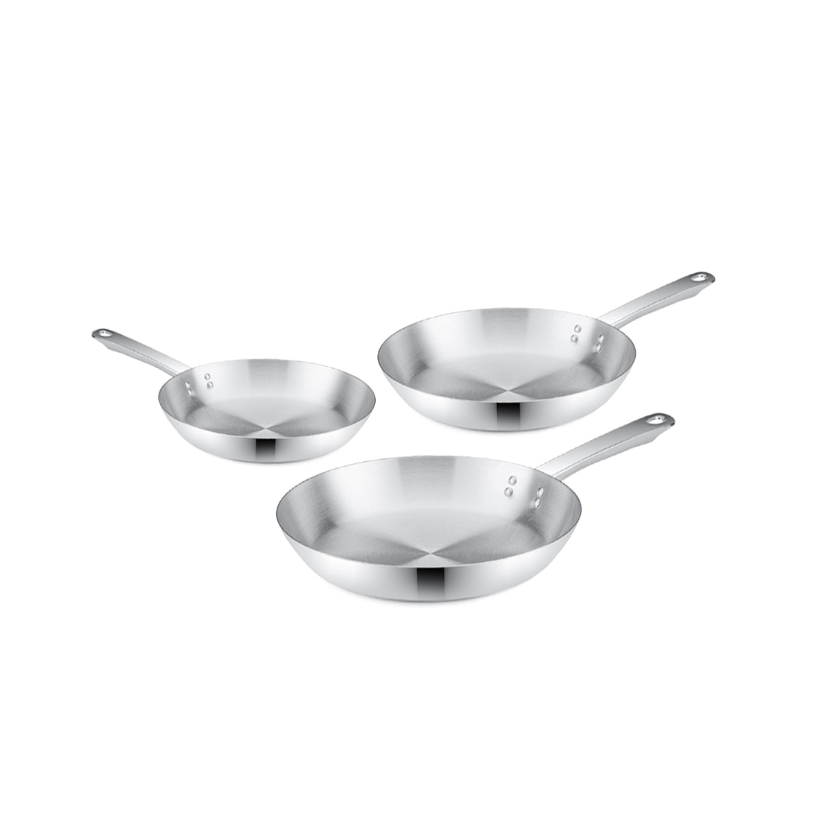 set super power fry pan 3 pieces (18-22-26)