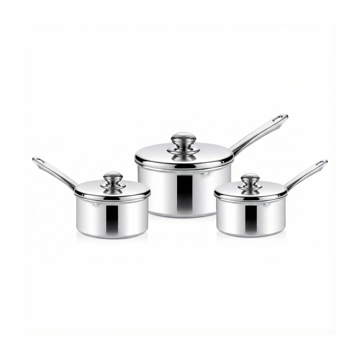 set super power sauce pan with lid (12-14-16)