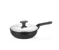 Emerald wok with lid