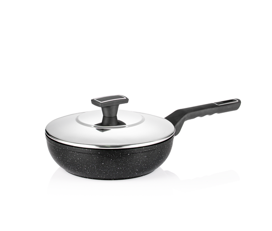 Emerald wok with lid