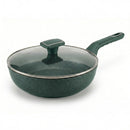 Emerald wok with lid