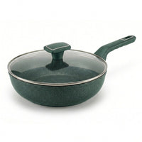 Emerald wok with lid
