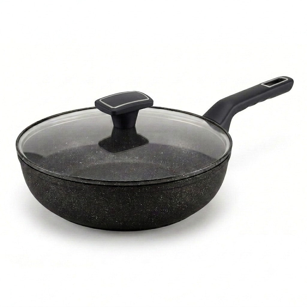 Emerald wok with lid