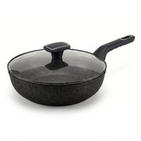 Emerald wok with lid